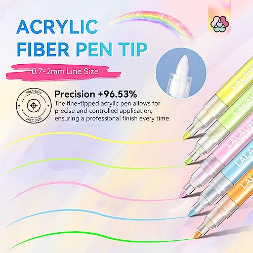 Saviland Nail Art Supplies with 12pcs Nail Art Pens Set and Practice Hand for Acrylic Nails
