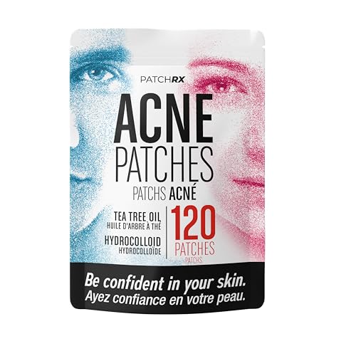Pimple Patches (120 Pack), Salicylic Acid, Tea Tree Oil and Hydrocolloid Pimple Patches for Face
