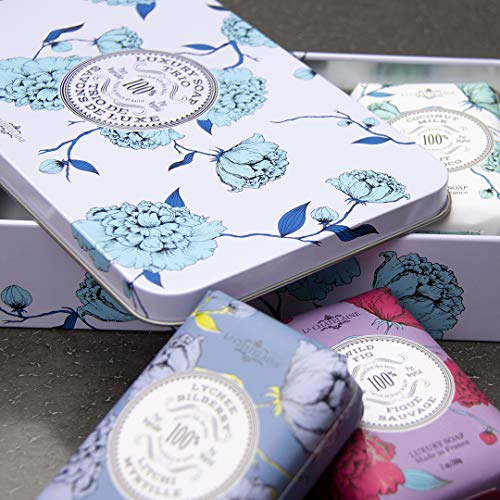 La Chatelaine White Hand Cream Trio and Luxury Soap Trio Gift Sets l Made in France | Plant-Based | Enriched with Organic Shea Butter