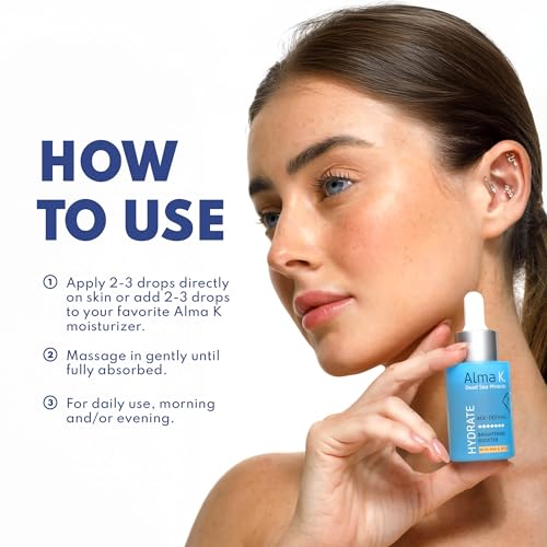 Alma K Brightening Booster - Vitamin C Face Serum with AHA, Hydrating and Brightening Serum for Women, Anti Aging, Improve Appearance of Fine Lines & Wrinkles - 1 oz (Pack of 2)