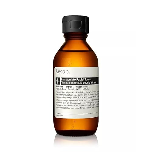 Aesop Immaculate Facial Tonic | Vitamin-Rich, Hyrdating Gentle Exfoliant | for Refined Skin Texture | 3.3 fl oz