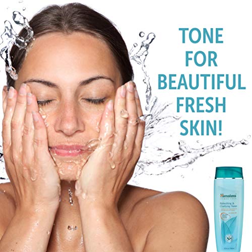 Himalaya Refreshing & Clarifying Toner for Clear Skin and a Deep Clean, Recedes Oil & Minimizes Pores, 6.76 oz (Pack of 2)