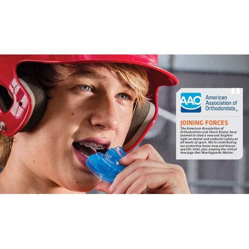Sports Mouthguard for Braces with Strap - Full Upper Teeth Protection