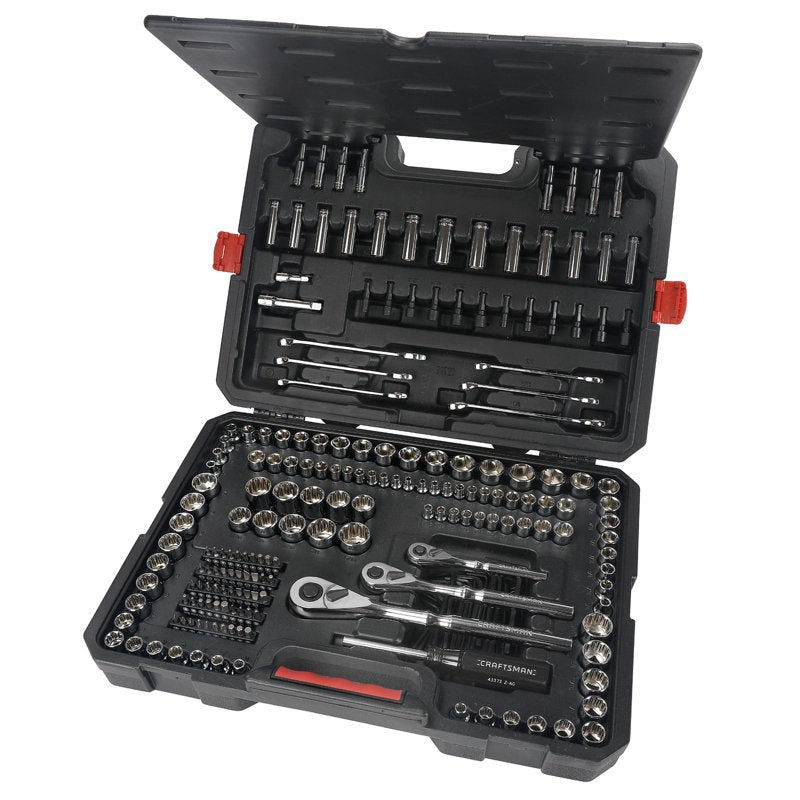 Mechanic's 230-Piece Tool Set with Sockets, Wrenches & Ratchets