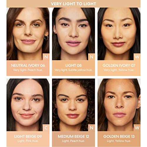 bareMinerals Original Matte Loose Powder Foundation SPF 15, Clean Mineral Powder Face Makeup, Sheer-to-Full Coverage, Reduces Shine, Dermatologist-Tested, Skin-improving Makeup For Sensitive Skin