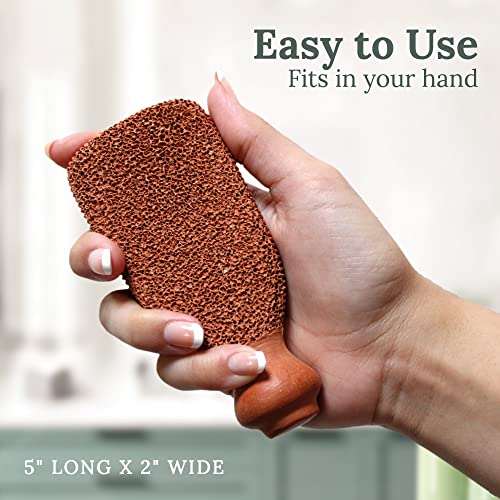 2-Sided Foot Scrubber & Shea Butter Skin Repair Cream Bundle