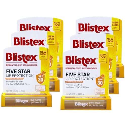 Blistex Five Star Lip Protection.15 Ounce (Pack of 6)