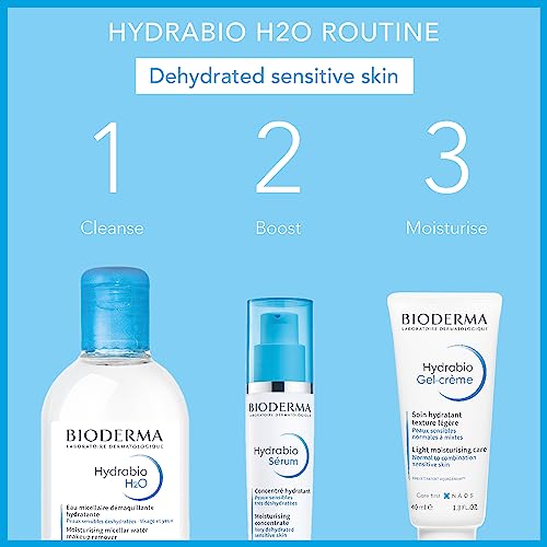 Bioderma - Hydrabio H2O Micellar Water - Face Cleanser and Makeup Remover - Micellar Cleansing Water for Dehydrated Sensitive Skin