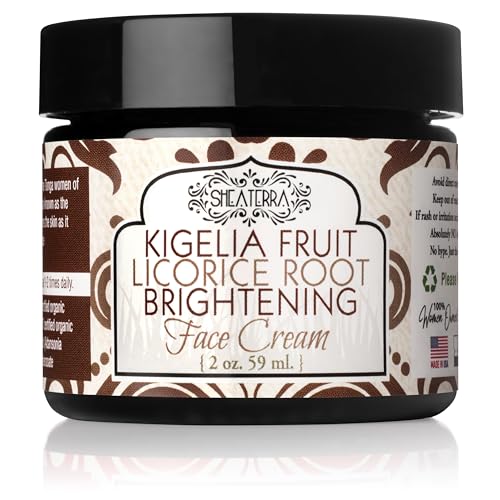 Shea Terra Kigelia Fruit Licorice Root Face Cream- 2 Ounce