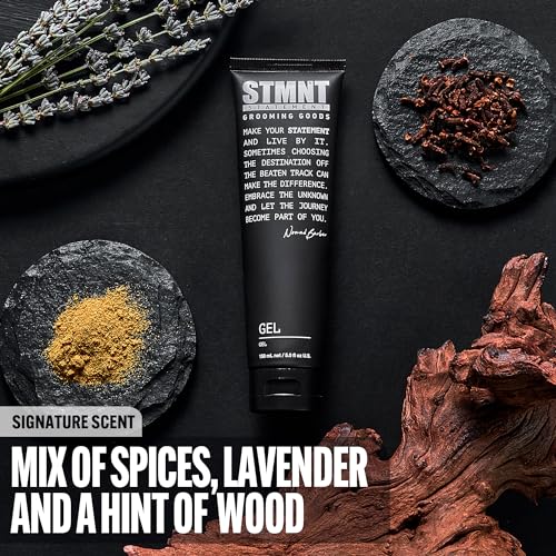 STMNT Grooming Goods Gel | Strong Definition | Long-Lasting Hold | Satin-Like, Semi-Matte Finish | Easy Wash Out