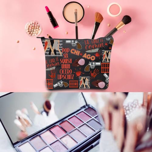 WCGXKO Musical Gift Musical Inspired Gift Six Squish Uh Uh Cicero Lipschitz Cosmetic Bag (Chi Music)