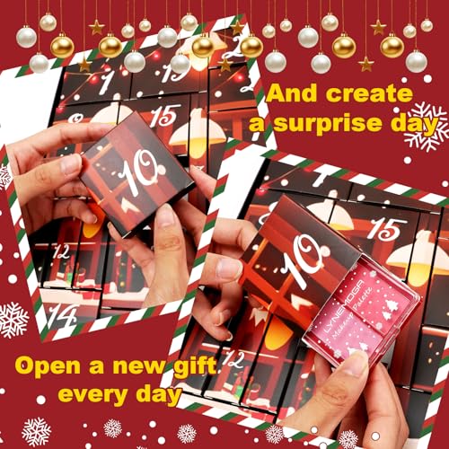 Makeup Advent Calendar 2025 for Women Teen Girls,24 Days Christmas Beauty Make Up Sets for Party Festival, Advent Beauty Calendar 2025 Cosmetics Holiday Surprise Make Up Kits for Women Full Kit