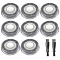 Norelco Head Shaver Replacement Heads Compatible with Philips Norelco Head Shaver Pro HS5980 HS7980 HS9980, 8PCS HS740 Blade Refill, 2 Cleaning Brush