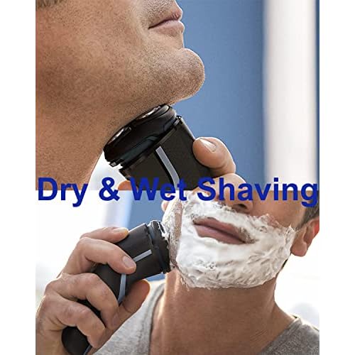 Electric Razor Blades Replacement for Pritech Electric Shaver rsm-1505 Replacement Heads, 3 Replacement Blades(Blades Only), 2 Cleaning Brush