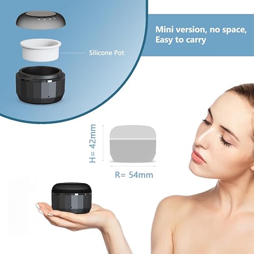 Nose ear wax kit men, Nose Hair Waxing Kit with 50 g Wax, 15 Applicators, 5-10 Times, Ear Hair Removal Kit For Men and Women, Usb Rapid Heating, Constant Temperature, Painless, Black