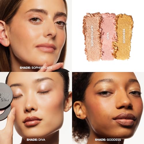 Nudestix STAX All Over Color Blush Balm ? Multi-Use Cream Blush for Cheeks, Eyes & Lips with Soft Matte Finish