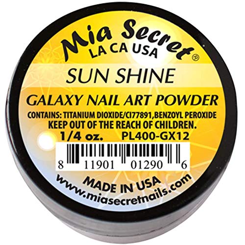 Mia Secret Professional Galaxy Collection Acrylic Powder 1/4 oz (Pick Your Color) (SUN SHINE)