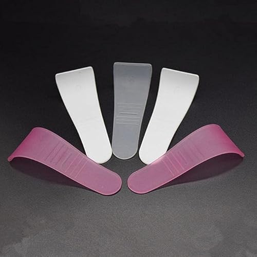 6Pcs Portable Hair Wax Spatulas for Waxing, Non-Stick Reusable Applicator Scraper Tools, Removal Beauty Tools Plastic Mask Scraper Waxing Applicator Depilatory Comfortable to Hand Feeling, Unisex