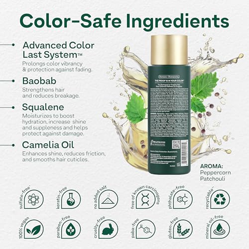 Colorproof Baobab Recovery Shampoo for Damaged Color-Treated Hair, Strengthens & Repairs, Sulfate-Free, Vegan