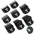 Magnetic Clipper Guards Cutting Guides Compatible with Wahl Clippers,8 Cutting Lengths 1/32"£¨0.5mm) to 5/8"(16mm),Fits Most Cordless/Cord Clippers (8packs)