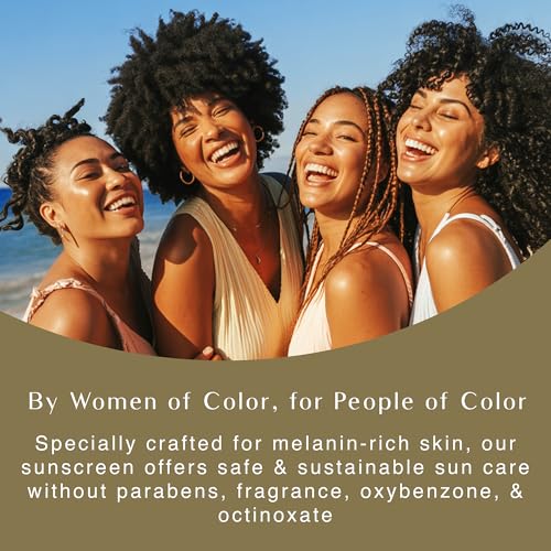 Black Girl Sunscreen Make it Glow Sunscreen Spray for Face & Body- SPF 30, Skin Protection for Travel & Beach, Water Resistant for 80 minutes, Ultra Sheer, No White Cast for Melanin Rich Skin- 5 fl oz
