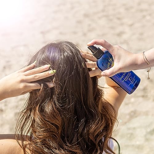 Solar Recover After Sun Moisturizing Spray + Hair Detangler Combo - 12oz Hydrating Facial and Body Mist for Sunburn Relief + 8oz All Natural Leave-In Conditioner