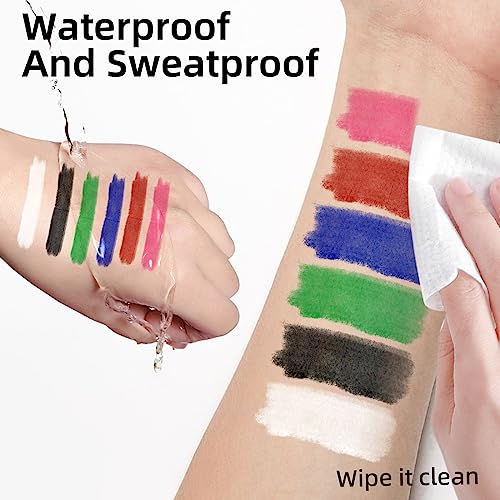 Eye Black Stick, Green Eyeblack Sporting Face Paint for Softball Baseball Football Lacrosse Long Lasting Cream Face Body Paint Stick for Halloween Costume Cosplay Party Eye Makeup-Green,1pcs