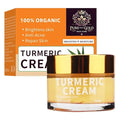 Organic Turmeric Cream, Brightening and Anti-Acne Facial Moisturizer, Skin Repair Treatment