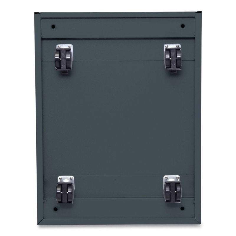 Alera Lockable 2-Drawer Vertical Filing Cabinet - Charcoal
