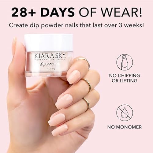 Kiara Sky Professional - Dip Manicure Nail Liquid Essentials - Long Lasting Nail Gels - Beauty Essentials Nail Design for Nail Art - Dip Liquids for Dip Manicure 0.5 fl oz, Essentials Kit Steps 1-6