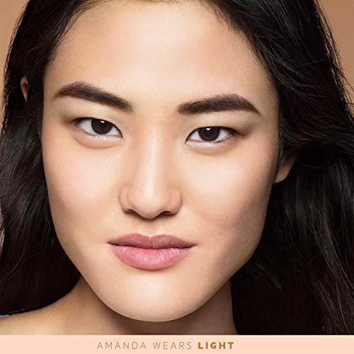 FLOWER BEAUTY By Drew Barrymore Light Illusion Full Coverage Concealer - Diffuse Dark Under Eye Circles + Blurs Blemishes - Weightless Formula + Crease Proof Makeup (Light Medium)