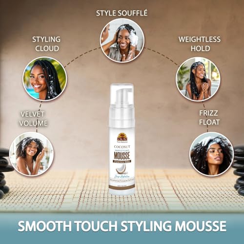 OKAY Coconut Hair Styling Mousse - 8 oz / 222 ml