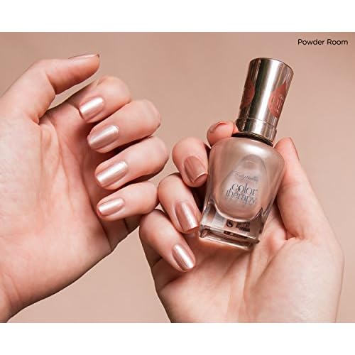Sally Hansen Color Therapy Nail Polish, Powder Room, Pack of 2