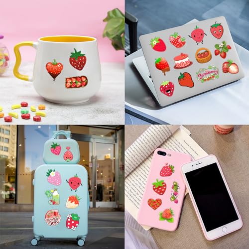 Sweet One Strawberry Themed 1st Temporary Tattoos 90 PCS Party Decorations Favors Supplies Berry First Theme Birthday Cute Fruit Tattoo Stickers Gifts for Boys Girls Kids Class School Prizes Christmas