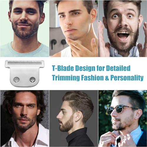 T-Blade Detachable Replacement blades Compatible with Wahl Trimmers 9864.9864SS.9686.9818A.9854L.9876L.9854 WSS3L.SS2L etc,2 PACK