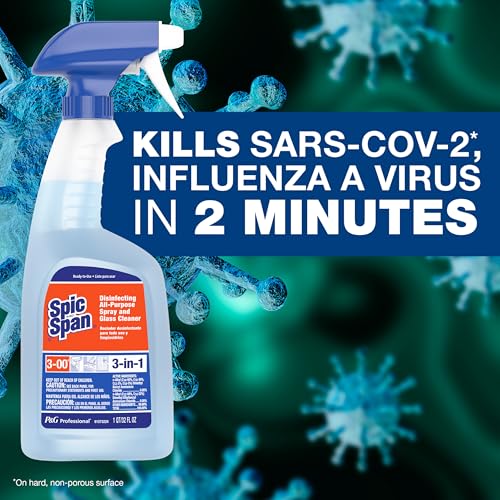 Spic and Span Disinfecting All-Purpose Spray And Glass Cleaner, Fresh Scent, 1 Gal Bottle
