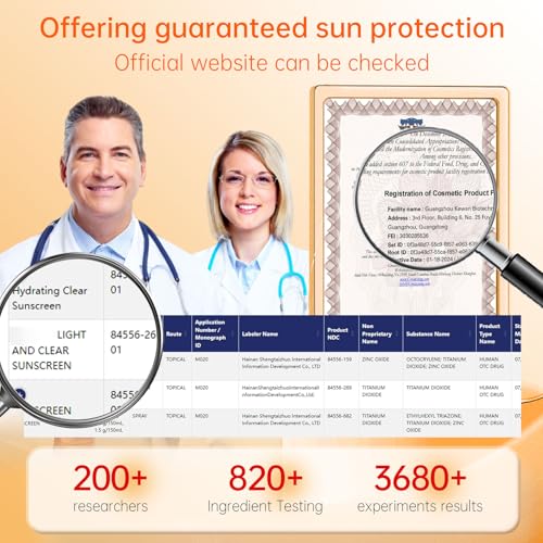 Mineral Sunscreen Spray SPF 50, 360¡Æ Mist, Broad-Spectrum UVA/UVB Protection, Lightweight & Non-Greasy, Travel Size Sunscreen Spray for Face & Body, Water & Sweat Resistant£¬5.07oz/150ml (1 pack)