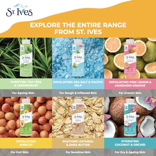 St Ives Body Wash 16 Ounce Coconut Water & Orchid (473ml)