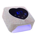Hongfa Cordless Gel Nail Lamp, Rechargeable UV LED Nail Dryer for Gel Polish with LCD Display, Auto Sensor and 5 Timer Settings Professional Gel Curing Light for All Gel Nail Polish, Manicure Tools