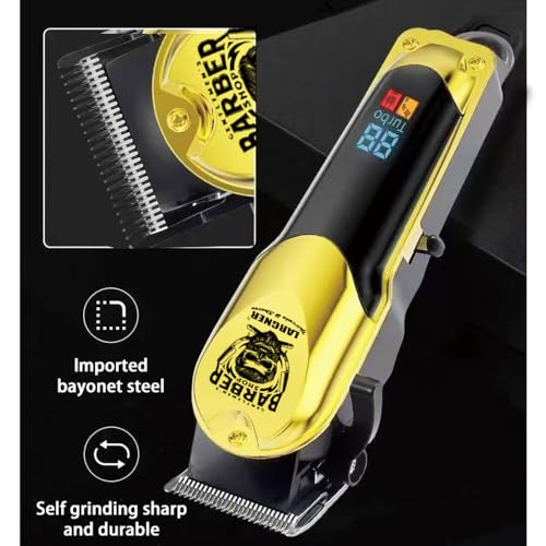Hair Clippers for Men Professional - 4 in 1 Men Electric Shaver Razor Kit with LED Display, Cordless Hair Clipper Shaver Beard Trimmer, Hair Cutting Machine for Him, Barber Clippers Kit Gift