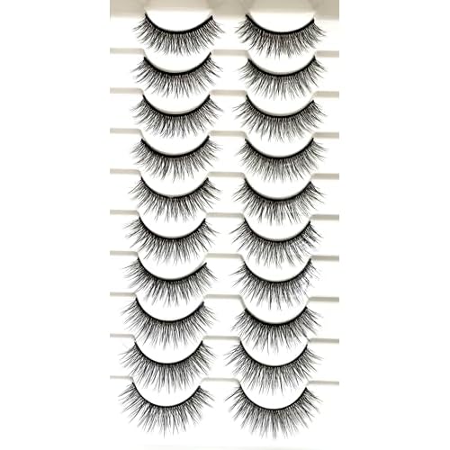Lashes Faux Mink Short 12mm 10 Pairs (Everyday 222)