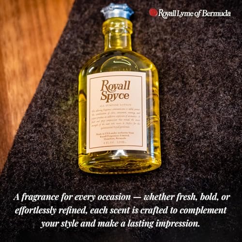 Royall Spyce By Royall Fragrances For Men. All Purpose Lotion 4.0 Oz (Packaging May vary)