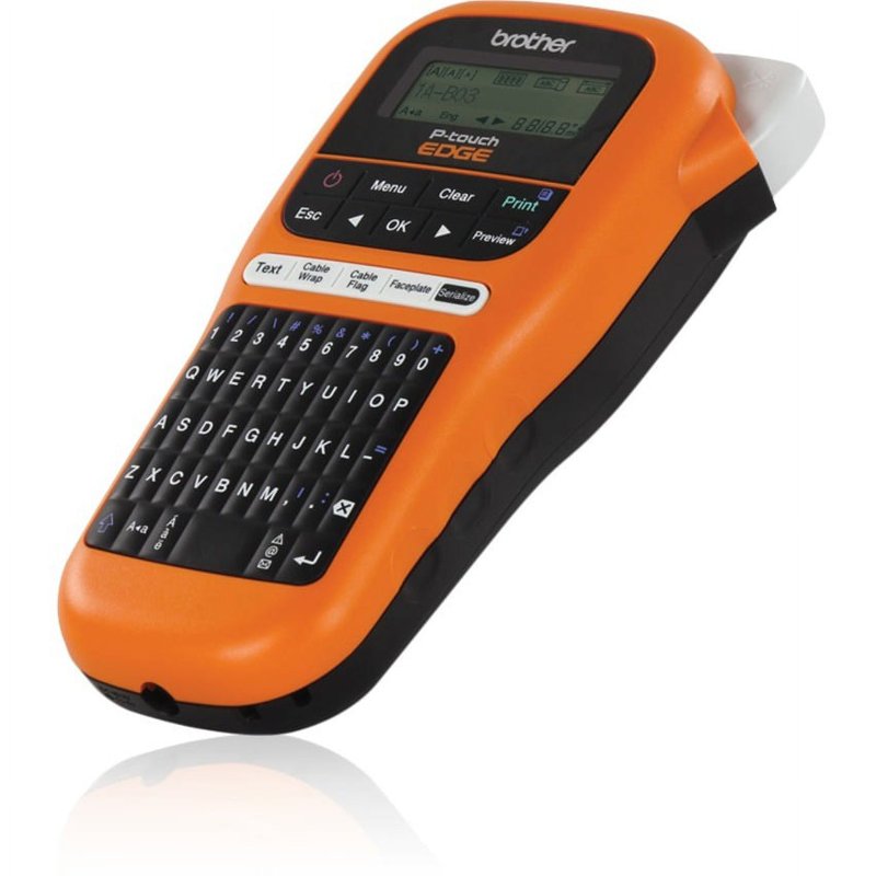 Portable Industrial Label Maker with LCD Screen and Laminated Tape