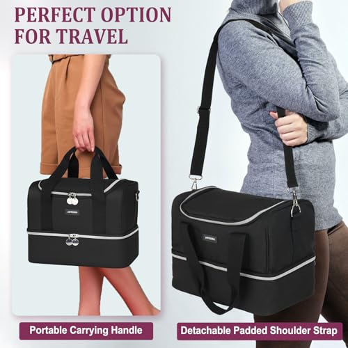 Nail Polish Organizer Case - Large Double Layer Organizers and Storage Bag for Nail Supplies and Art Tech
