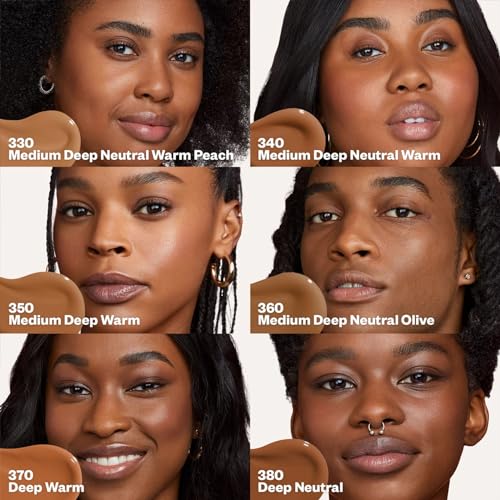 Kosas Revealer Liquid Foundation SPF 25 ? Medium Buildable Coverage, Hydrating Natural Glow Finish, Medium Deep Warm 350