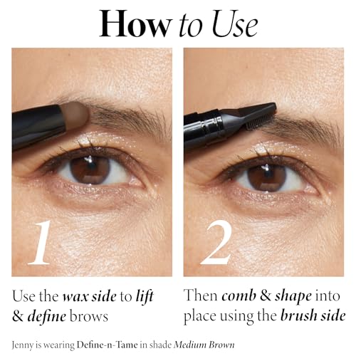 LAURA GELLER NEW YORK Define-n-Tame Brow Lifting Stick - Laminated Full Brows - Brow Wax - Blonde
