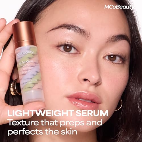 MCoBeauty - All-In-One Color Correcting Primer Makeup - Gel like Textured Serum with Niacinamide and Triple Pigment Blend - Face Make-up, Beauty Products - 30ml
