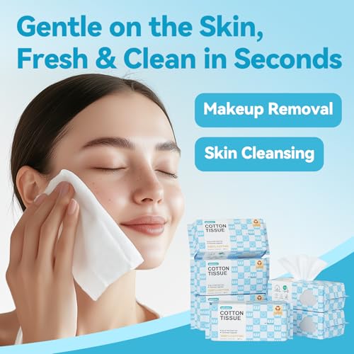 Winner Soft Face Towels, Upgraded Thicker 100% USDA Biobased Facial Towels with Hangable Design, Unscented and Gentle on Sensitive Skin, Disposable Facial Towelettes (80 Count, Pack of 1)
