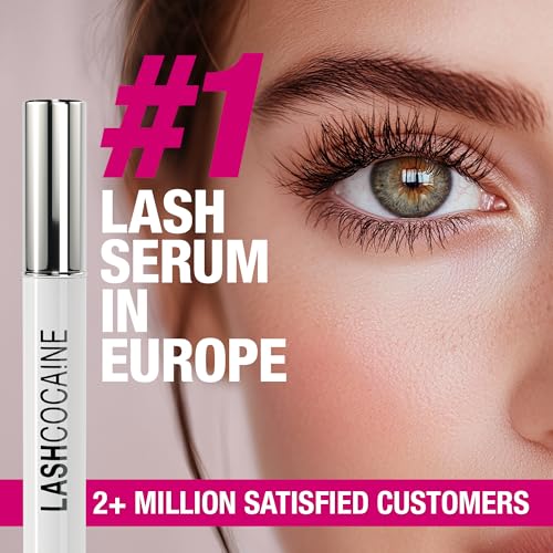 LASHCOCA!NE eyelash growth serum to grow longer & fuller eyelashes | vegan lash enhancing serum | test winner ¡°VERY GOOD¡± for eyelash extensions | long eye-lashes by Svenja Walberg