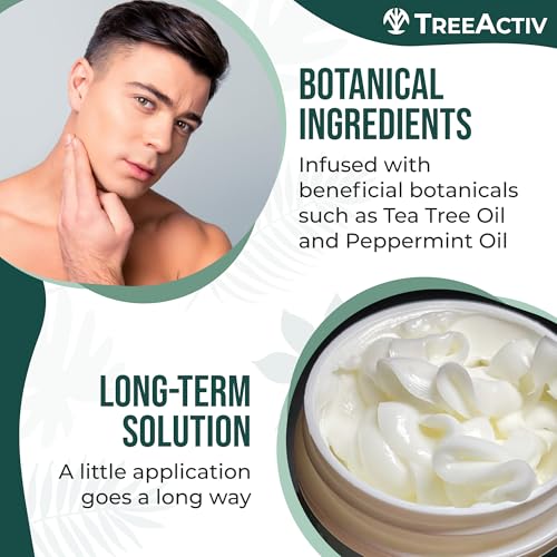 TreeActiv Acne Eliminating Face Cream | Tea Tree Moisturizing Formula for Balanced, Fresh-Looking Skin | Suitable for Sensitive Skin | For Adults and Teens | 2 fl oz
